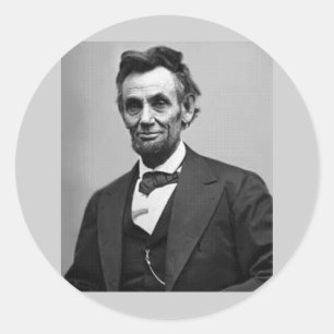 Abraham Lincoln Classic Round Sticker
