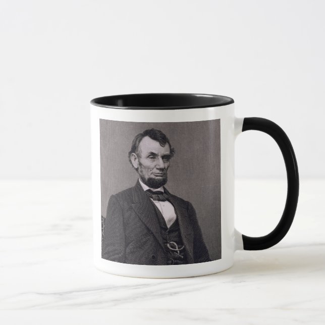 Abraham Lincoln, engraved from a photograph by Wil Mug (Right)