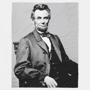 ABRAHAM LINCOLN FLEECE BLANKET