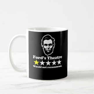 Abraham Lincoln Ford'S Theatre Review Saying Histo Coffee Mug