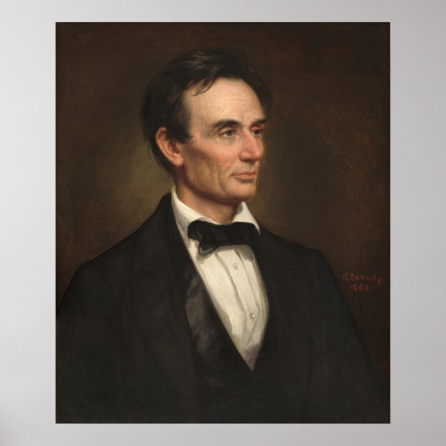 Abraham Lincoln - George Healy Fine Art Poster (Front)