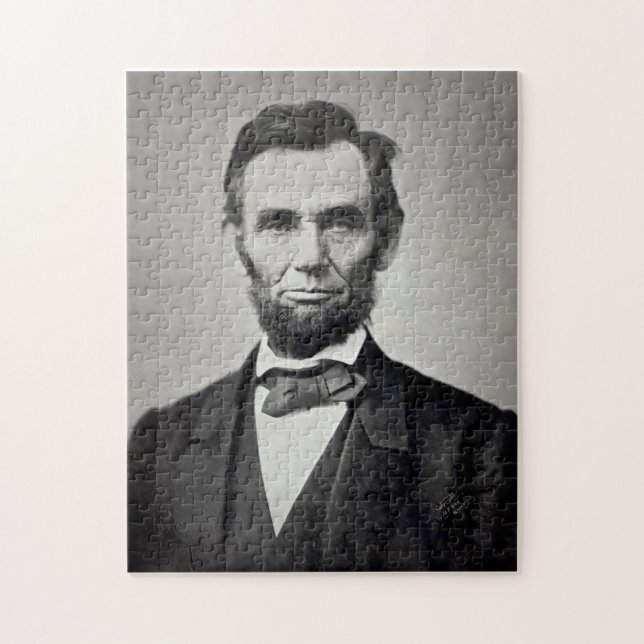 Abraham Lincoln Gettysburg Portrait Jigsaw Puzzle (Vertical)