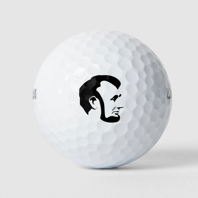 ABRAHAM LINCOLN GOLF BALLS (Front)