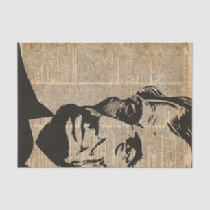 Abraham Lincoln Historical Vintage Dictionary Art Tissue Paper