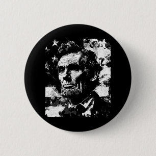 Abraham Lincoln History Teacher President 4th Of J 6 Cm Round Badge