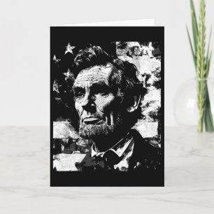 Abraham Lincoln History Teacher President 4th Of J Card