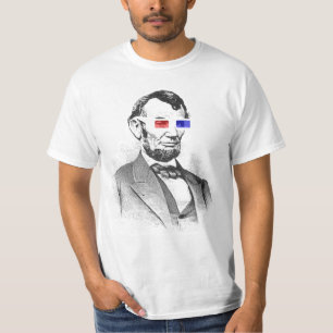 Abraham Lincoln in 3D T-shirt
