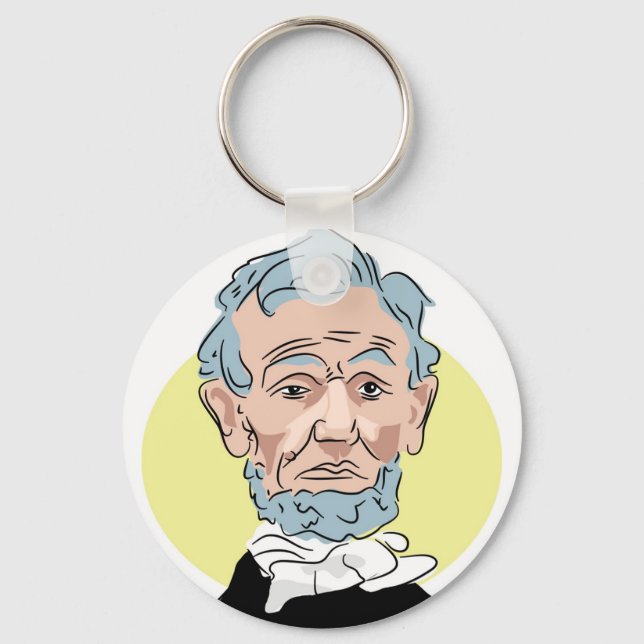Abraham Lincoln Key Ring (Front)