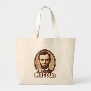 Abraham Lincoln Large Tote Bag