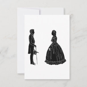 abraham lincoln mary todd lincoln silhouette