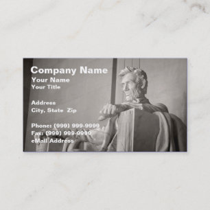 Abraham Lincoln Memorial Business Card