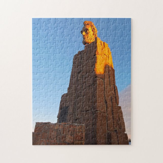 Abraham Lincoln Memorial Wyoming. Jigsaw Puzzle (Vertical)