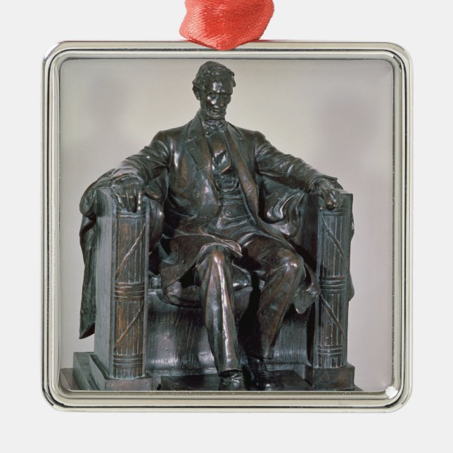 Abraham Lincoln Metal Ornament (Front)