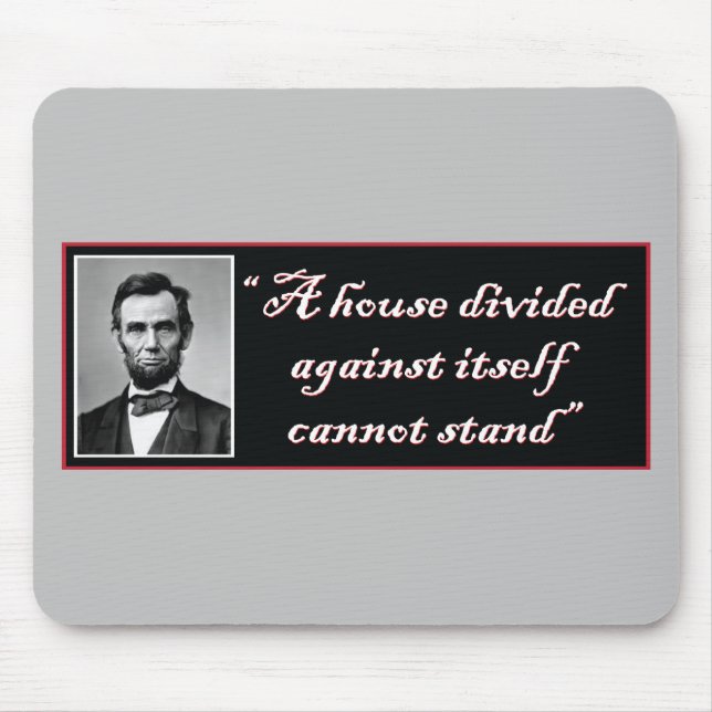 Abraham Lincoln Mouse Pad (Front)