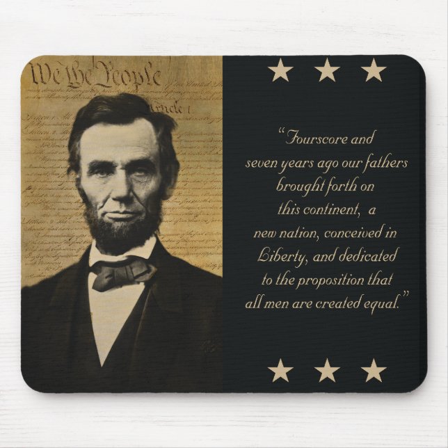abraham lincoln mousepad (Front)