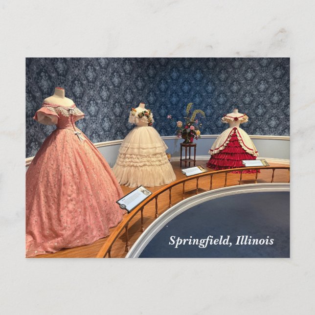 Abraham Lincoln Museum Holiday Postcard (Front)