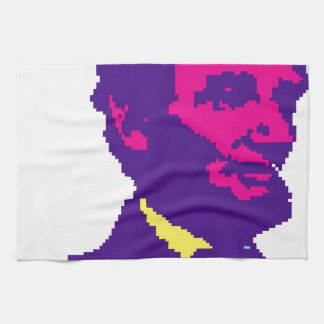 Abraham Lincoln Pixelated Tea Towel