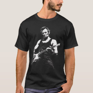 Abraham Lincoln Playing Guitar Funny Patriotic T-Shirt