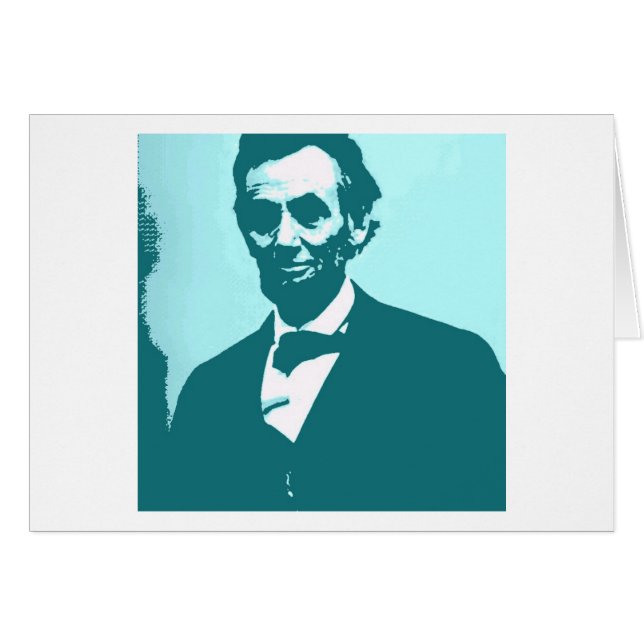 Abraham Lincoln Pop Art (Front Horizontal)