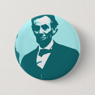 Abraham Lincoln Pop Art 6 Cm Round Badge