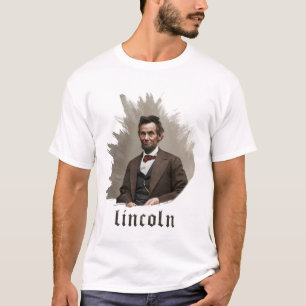 Abraham Lincoln Portrait Art T-Shirt