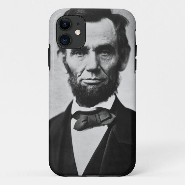 Abraham Lincoln Portrait Case-Mate iPhone Case (Back)