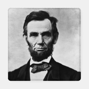 Abraham Lincoln President of Union States Portrait Coaster Set