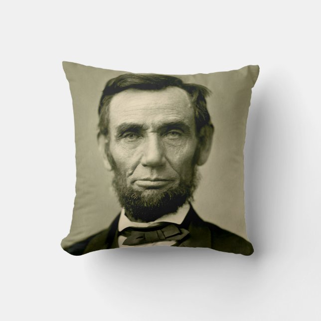 Abraham Lincoln president usa united states americ Cushion (Front)