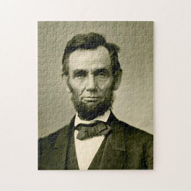 Abraham Lincoln president usa united states americ Jigsaw Puzzle (Vertical)