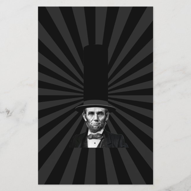Abraham Lincoln Presidential Fashion Statement Flyer (Front)