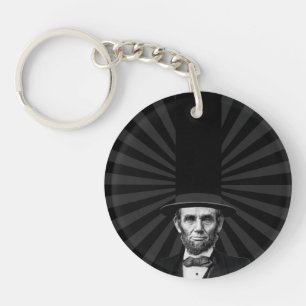 Abraham Lincoln Presidential Fashion Statement Key Ring
