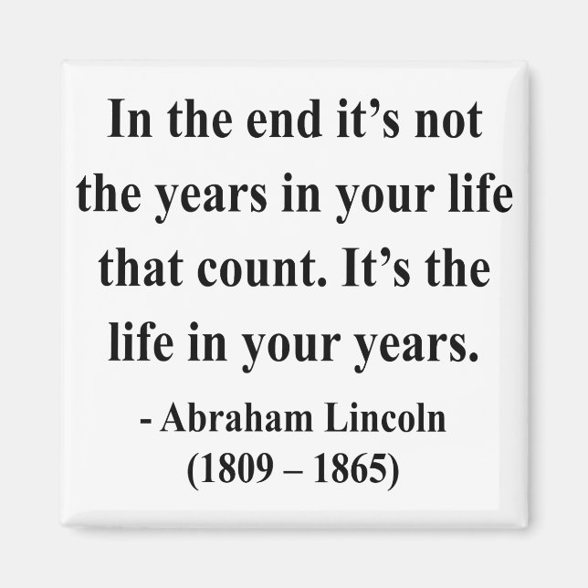 Abraham Lincoln Quote 2a Magnet (Front)