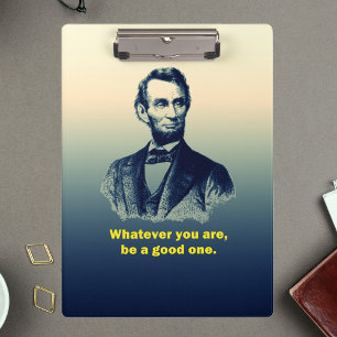 Abraham Lincoln Quote Clipboard
