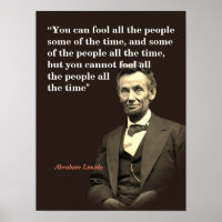 Abraham Lincoln Quote On Fooling People
