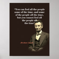 Abraham Lincoln Quote On Fooling People
