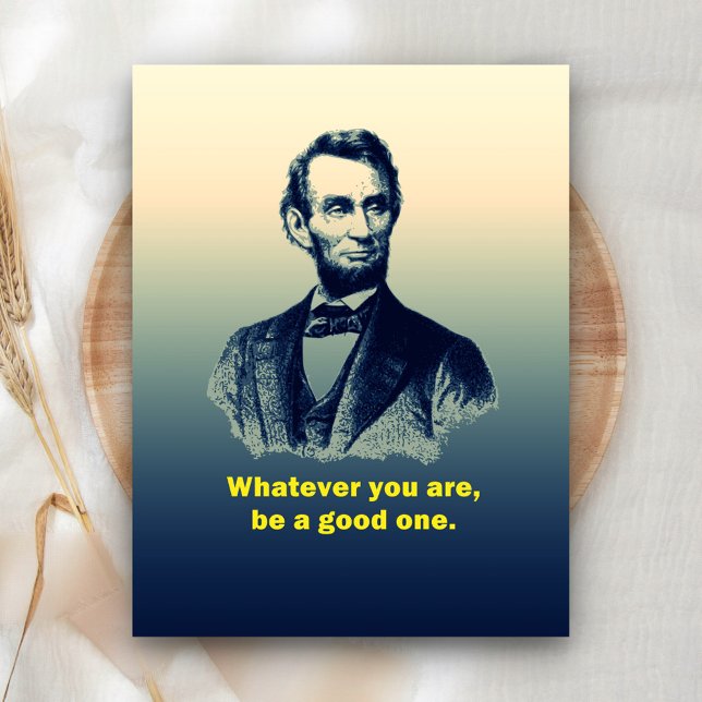 Abraham Lincoln Quote Postcard (Creator Uploaded)