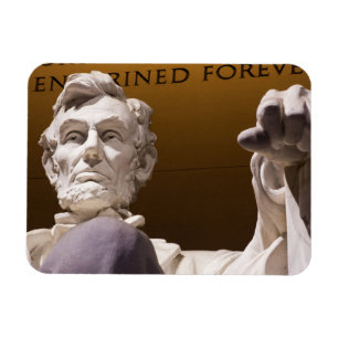 Abraham Lincoln Statue, Lincoln Memorial Magnet