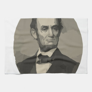 abraham lincoln tea towel