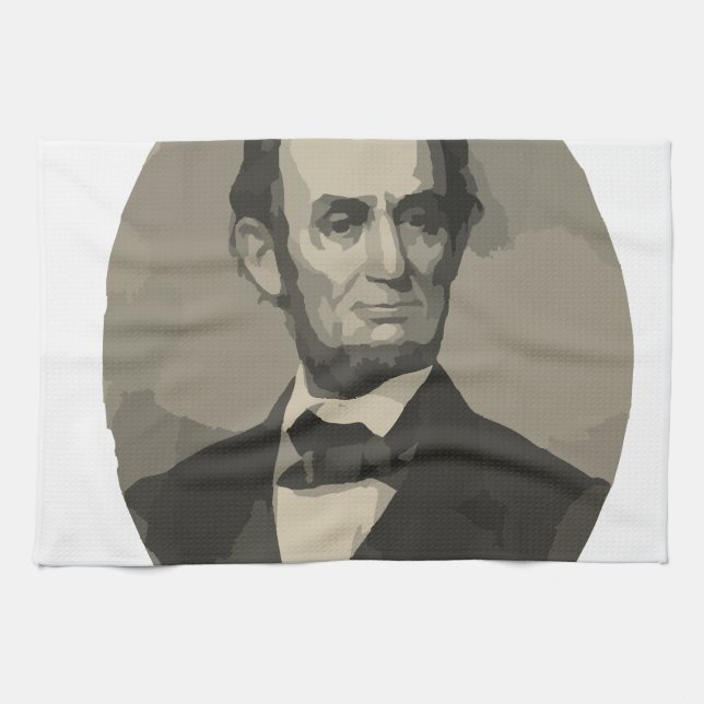 abraham lincoln tea towel (Horizontal)