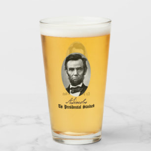 Abraham Lincoln, The Presidential Standard. Glass
