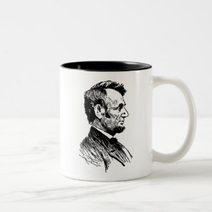 Abraham Lincoln Two-Tone Coffee Mug