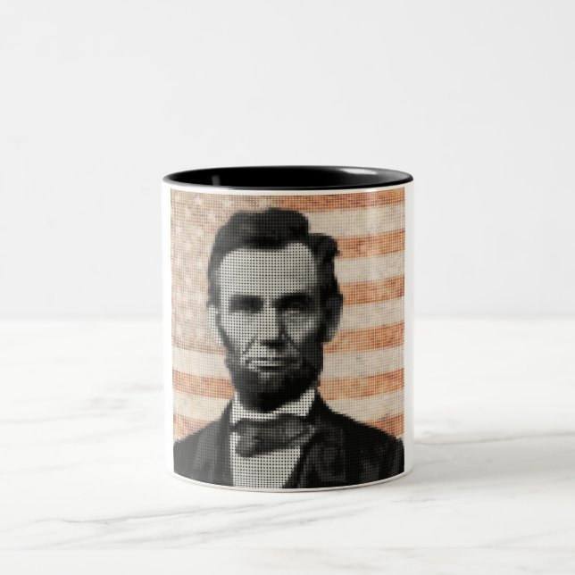 Abraham Lincoln Two-Tone Coffee Mug (Center)