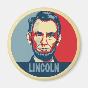 Abraham Lincoln USA President Hope Style Magnet