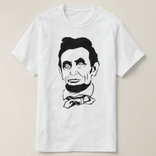 Abraham Lincoln Vector Screenprint T-Shirt