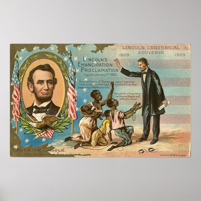 Abraham Lincoln Vintage Poster (Front)