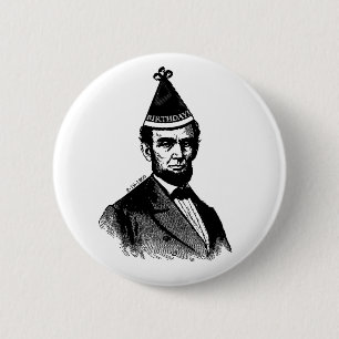 Abraham Lincoln's Birthday Bash Round Button