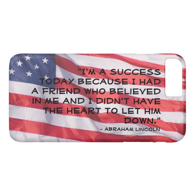 Abraham Lincoln's Quote on Success Case-Mate iPhone Case (Back (Horizontal))