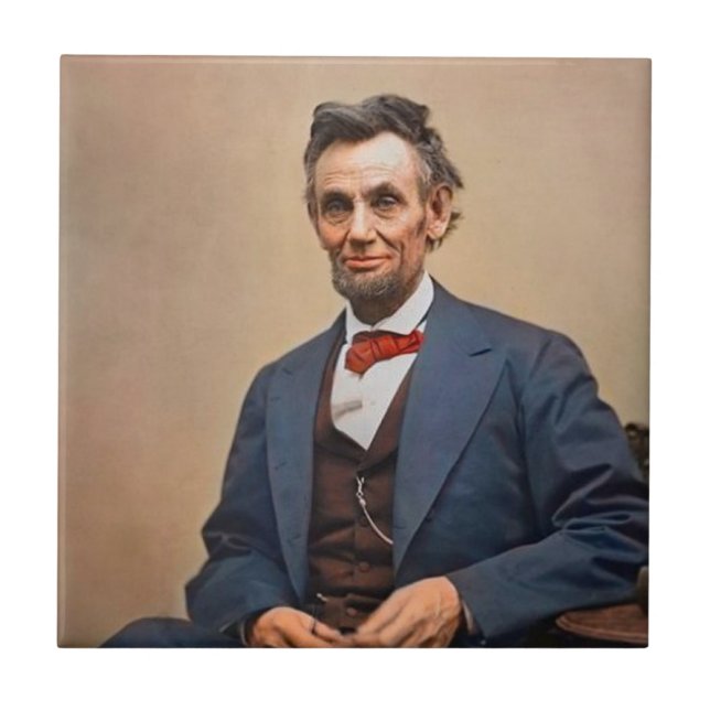 Abraham Lincolon Ceramic Tile (Front)