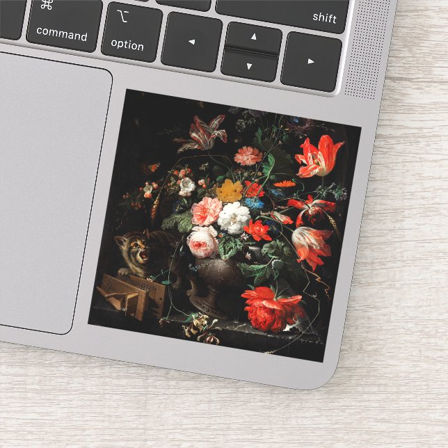 Abraham Mignon The Overturned Bouquet. Floral (Detail)