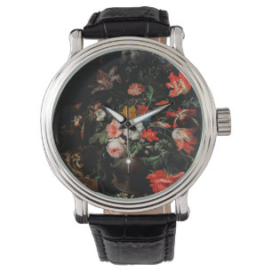 Abraham Mignon The Overturned Bouquet. Floral Watch